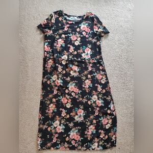 Sweet Rain Black Floral Shirt